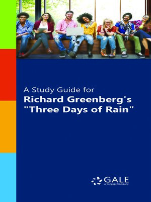 cover image of A Study Guide for Richard Greenberg's "Three Days of Rain"